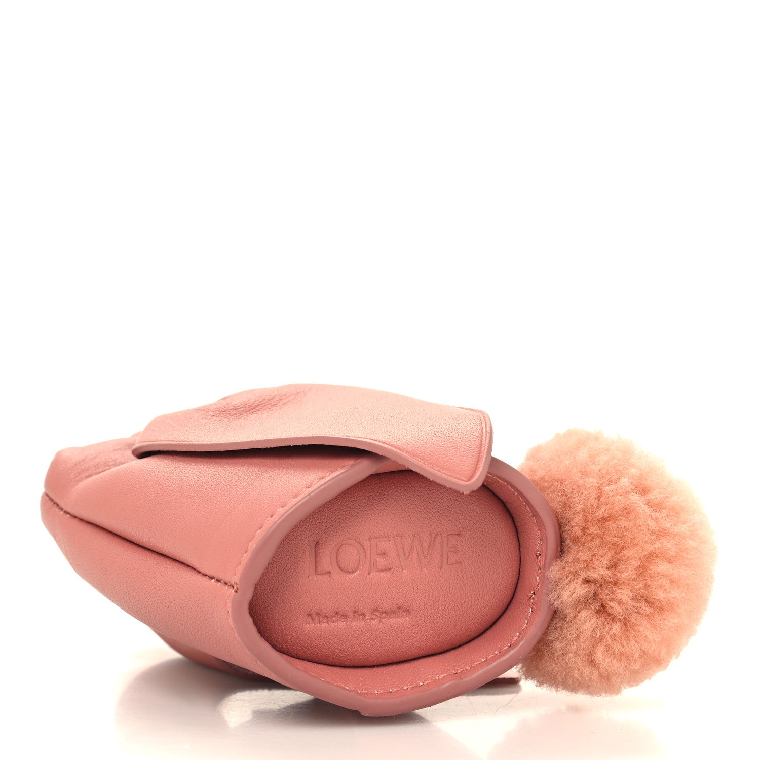 Loewe Calfskin Bunny Charm Peach Bloom 3 of 4