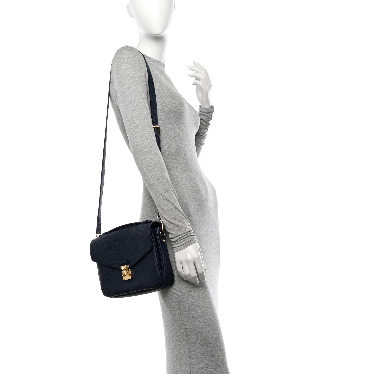 Louis Vuitton Empreinte Pochette Metis Navy 2 of 10