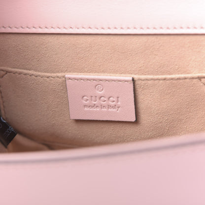 Gucci Calfskin Crystal Star Embroidered Small Padlock Shoulder Bag Perfect Pink Multicolor 6 of 11