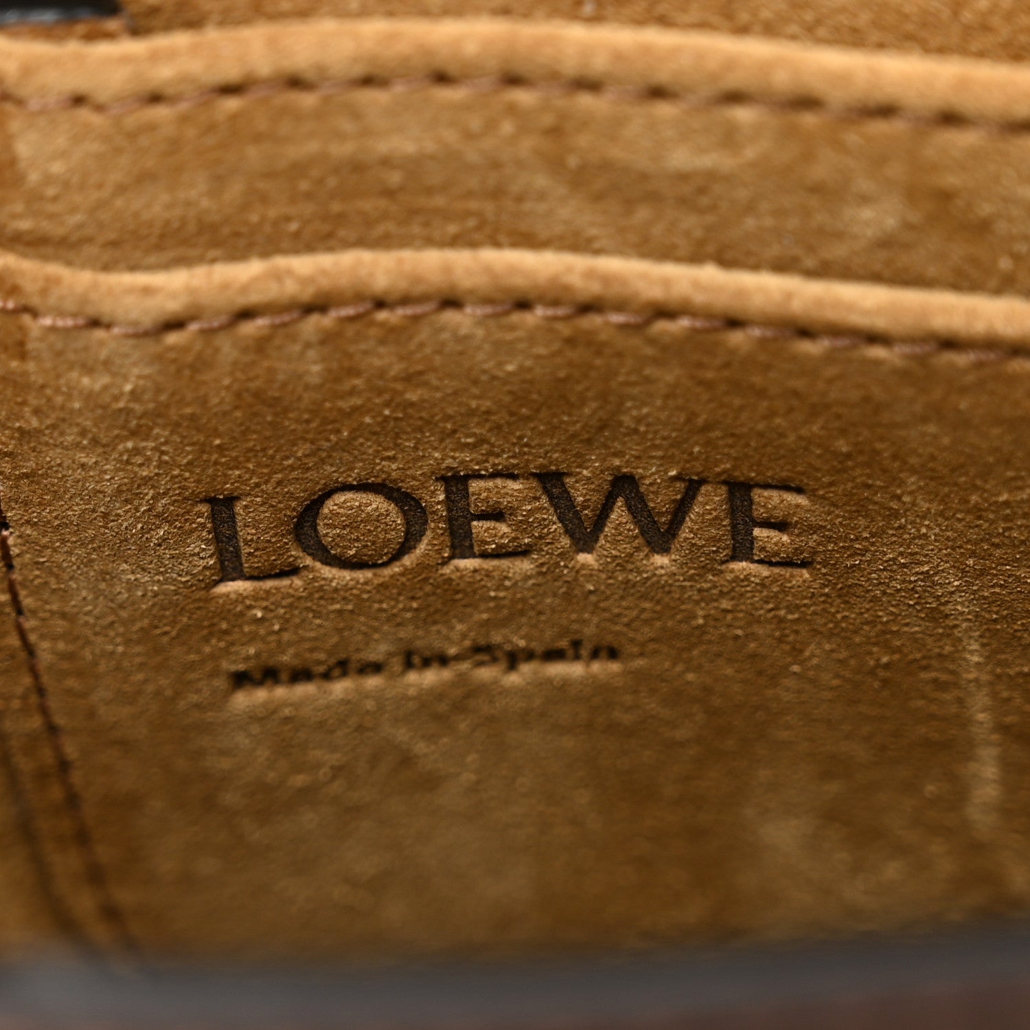 Loewe Calfskin Jacquard Mini Gate Dual Bag Chocolate 6 of 9