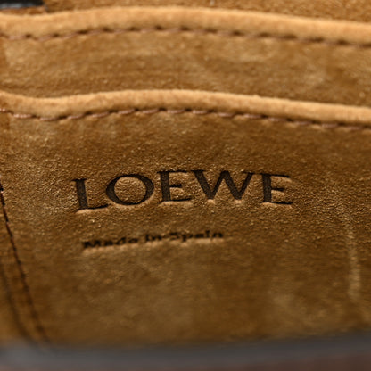 Loewe Calfskin Jacquard Mini Gate Dual Bag Chocolate 6 of 9