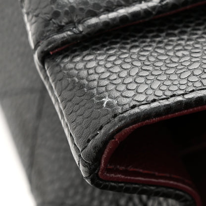 Chanel Caviar Quilted Medium Double Flap Black 12 of 13