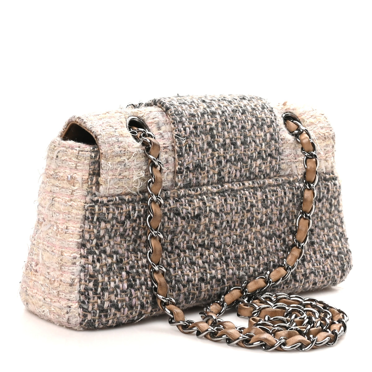 Tweed Small Fantasy Flap Grey