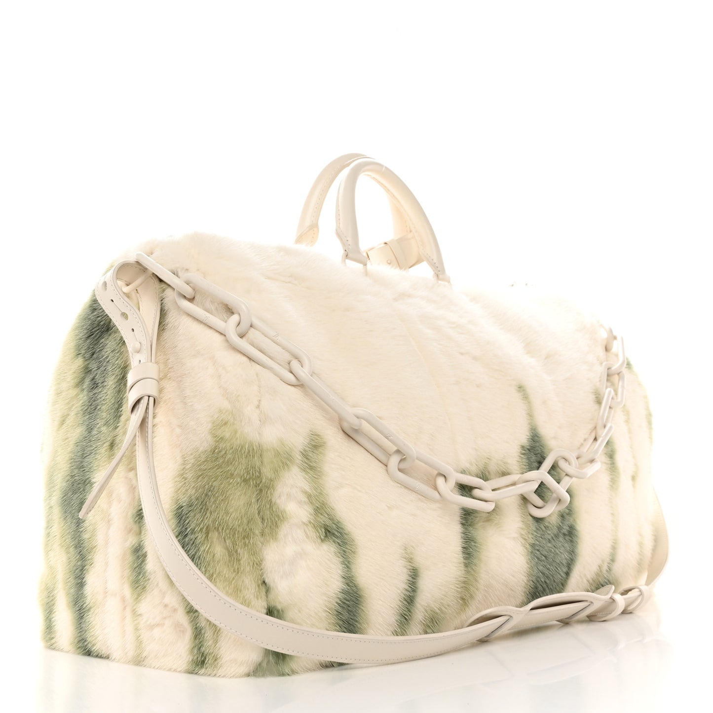 Mink Keepall Bandouliere 50 Vison White