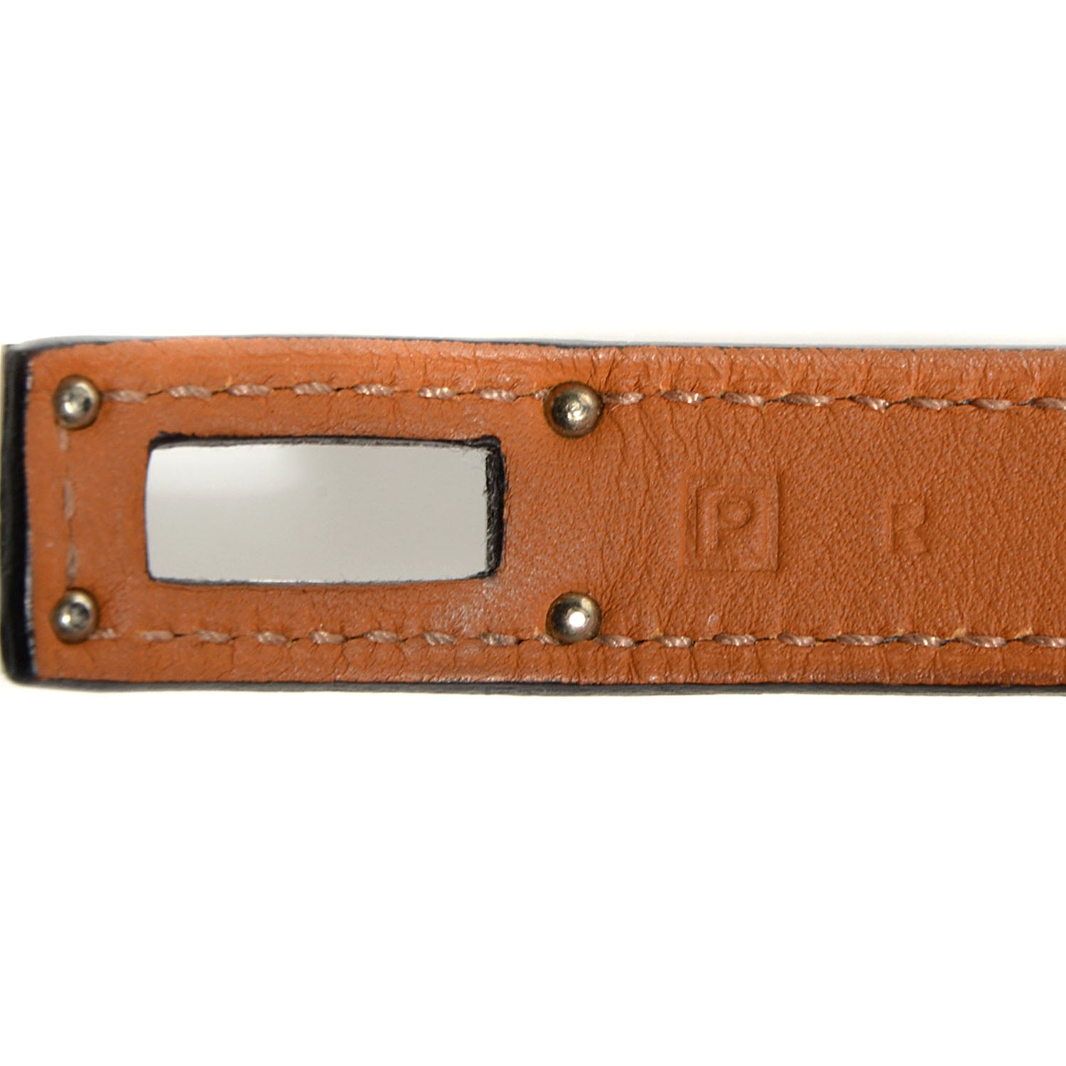 Hermes Matte Alligator Kelly Double Tour Bracelet Small Graphite 6 of 9