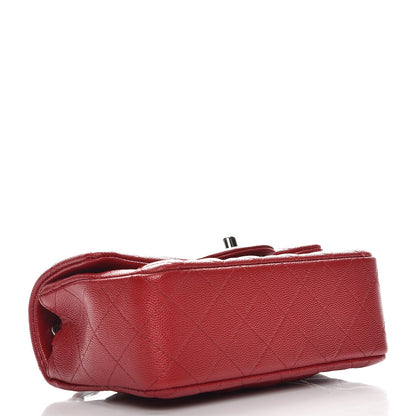 Chanel Caviar Quilted Mini Rectangular Flap Red 4 of 8