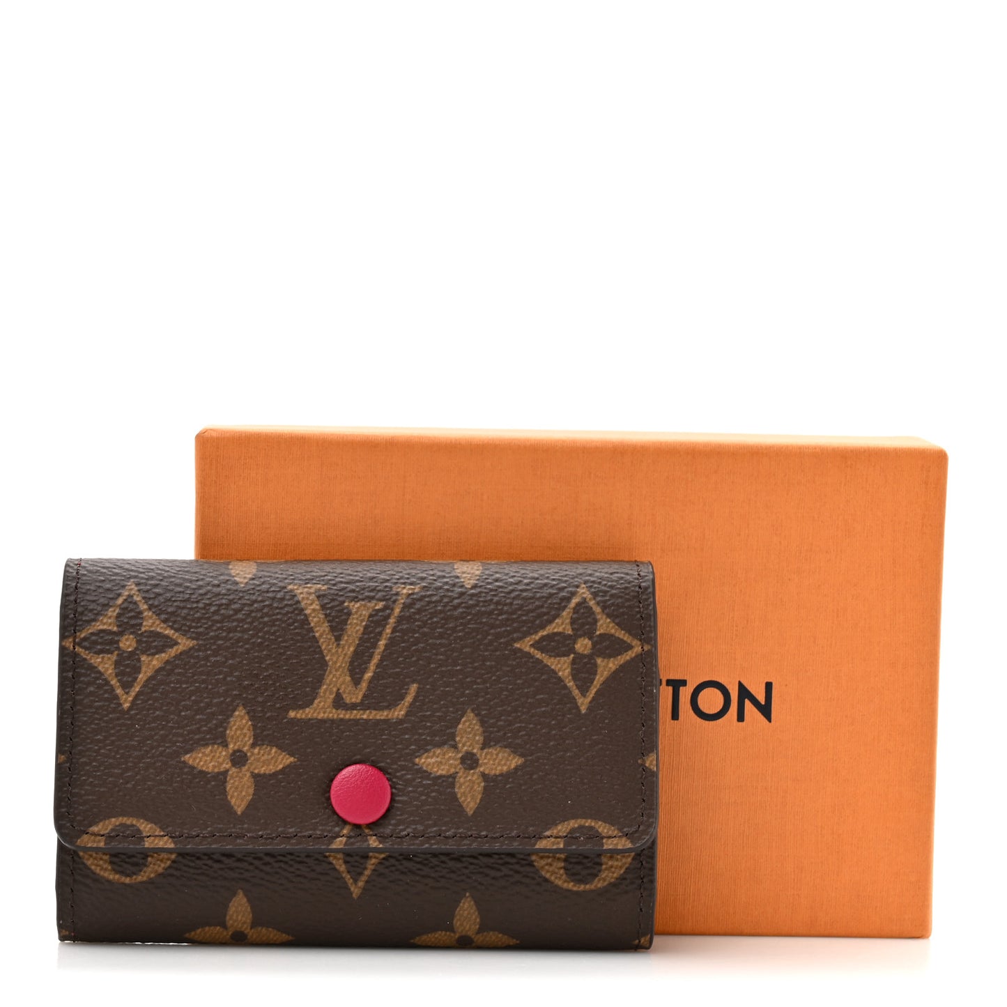Monogram 6 Key Multicles Holder Fuchsia