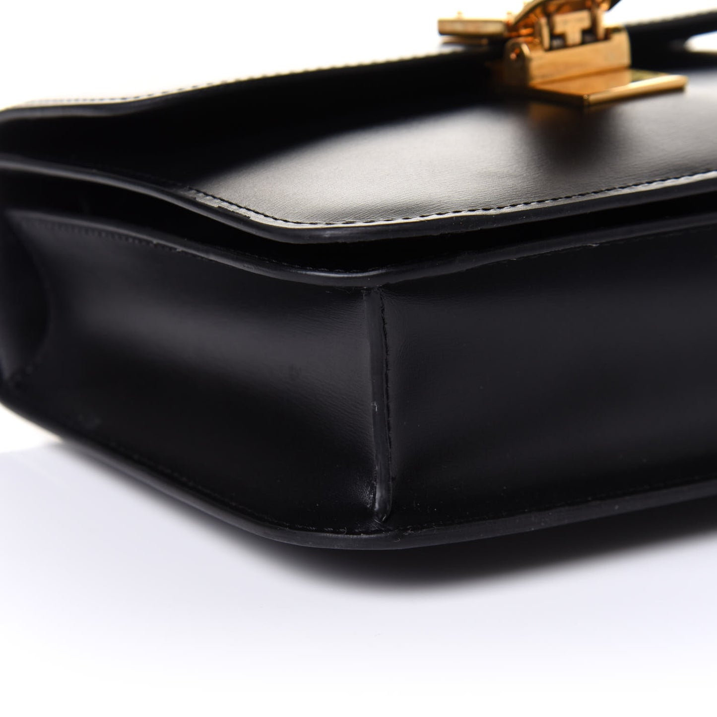Box Calfskin Small Classic Box Flap Bag Black