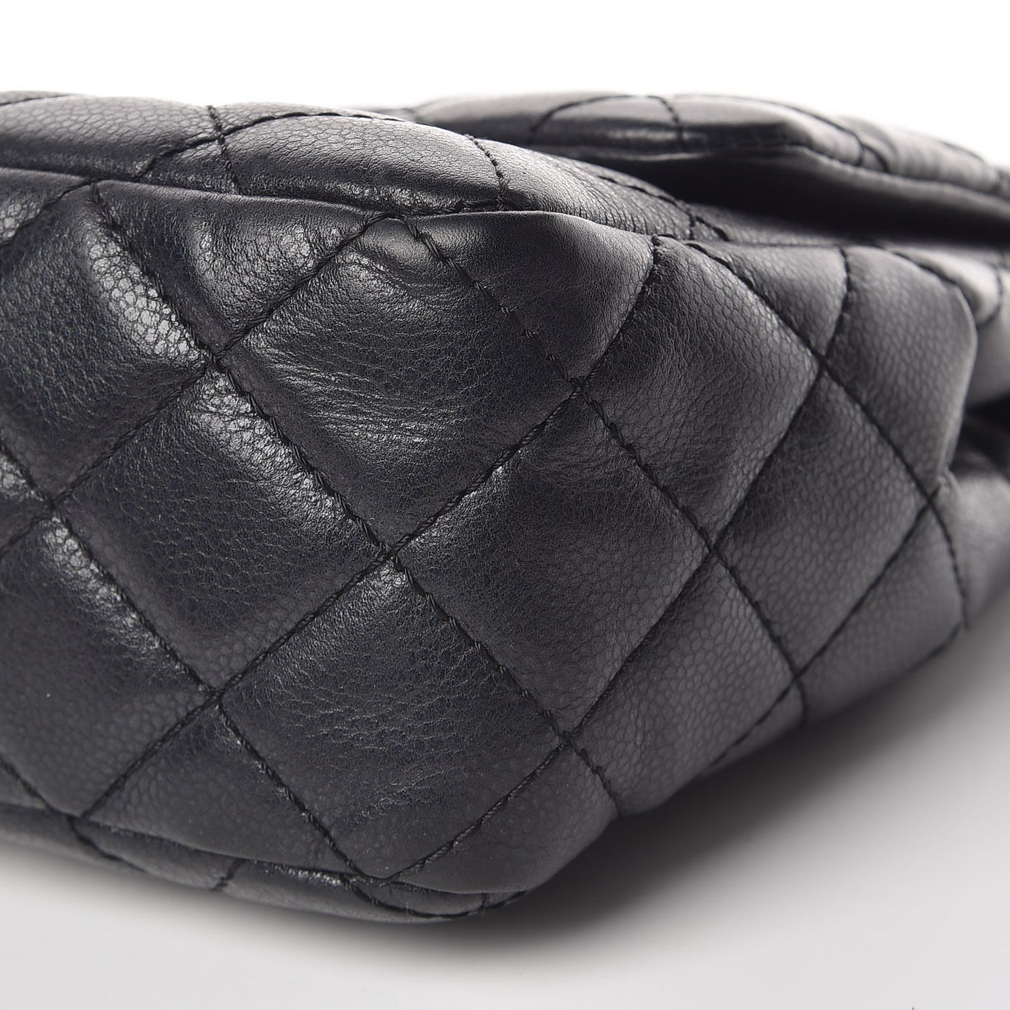 Caviar Quilted Jumbo Single Flap Black