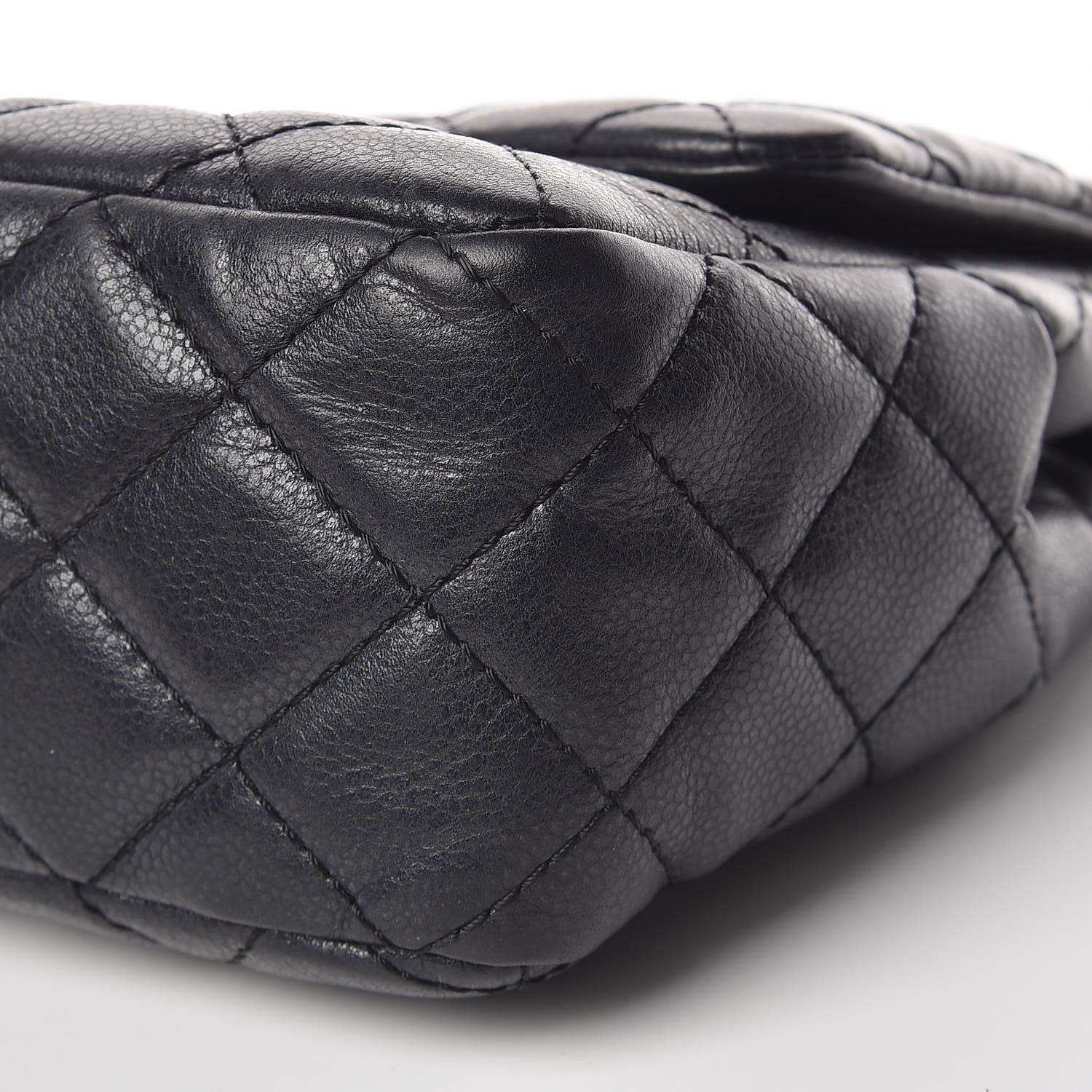 Chanel Caviar Quilted Jumbo Single Flap Black 13 of 16