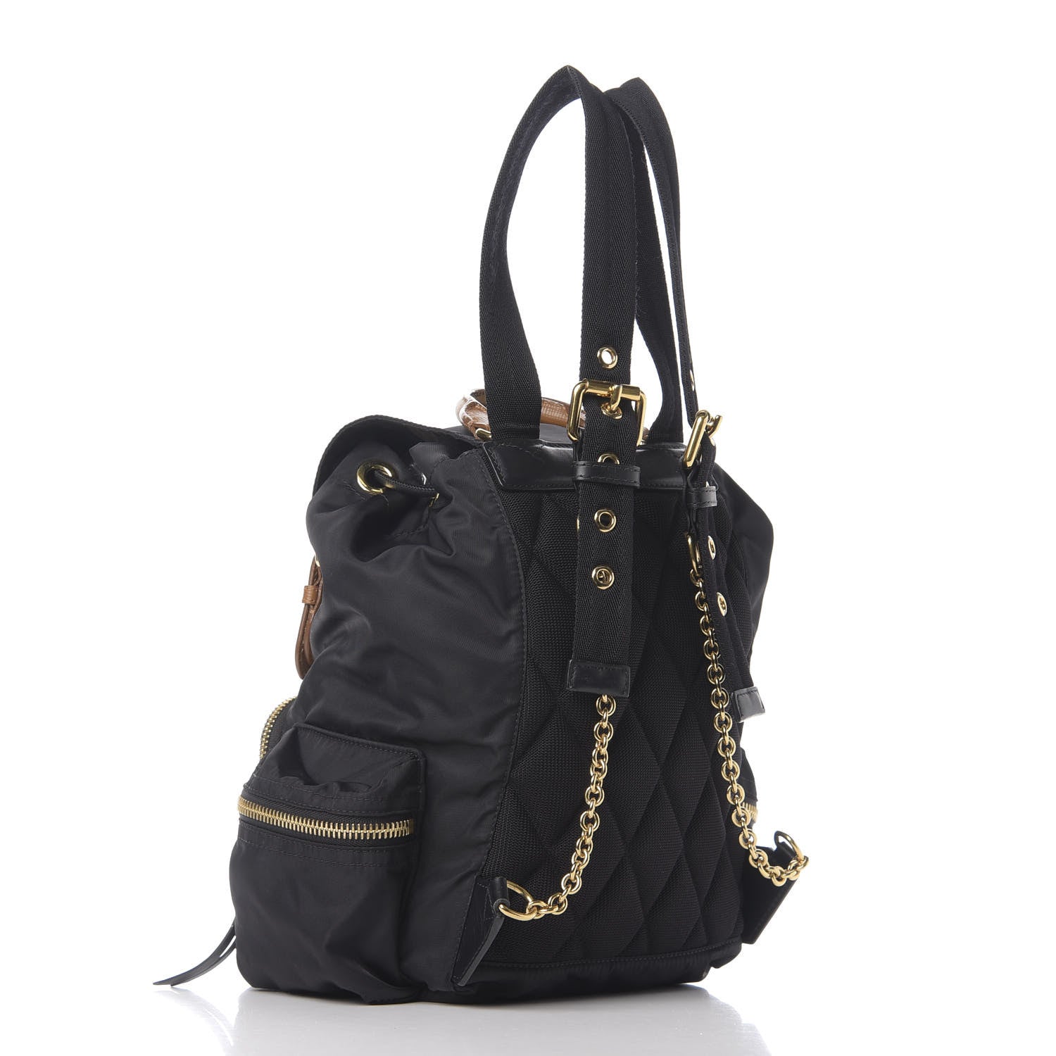 Burberry Nylon Medium Rucksack Backpack Black 2 of 9