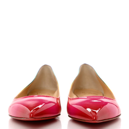 Christian Louboutin Patent Rainbow Ballalla Flats 39 Multicolor 2 of 11