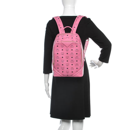 MCM Visetos Small Duke Backpack Pink 2 of 10