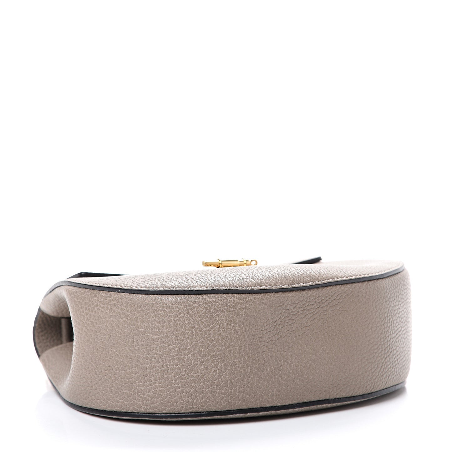 Grained Lambskin Drew Shoulder Bag Motty Grey