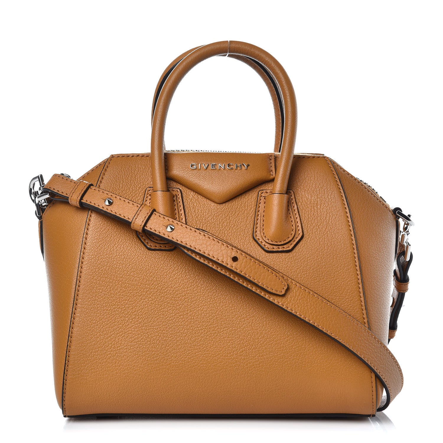 Givenchy Sugar Goatskin Mini Antigona Amber 1 of 10