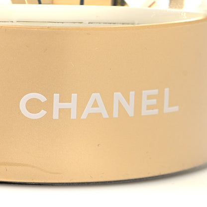 Chanel Glass CC Shopping Bag Snow Globe Gold 7 of 8