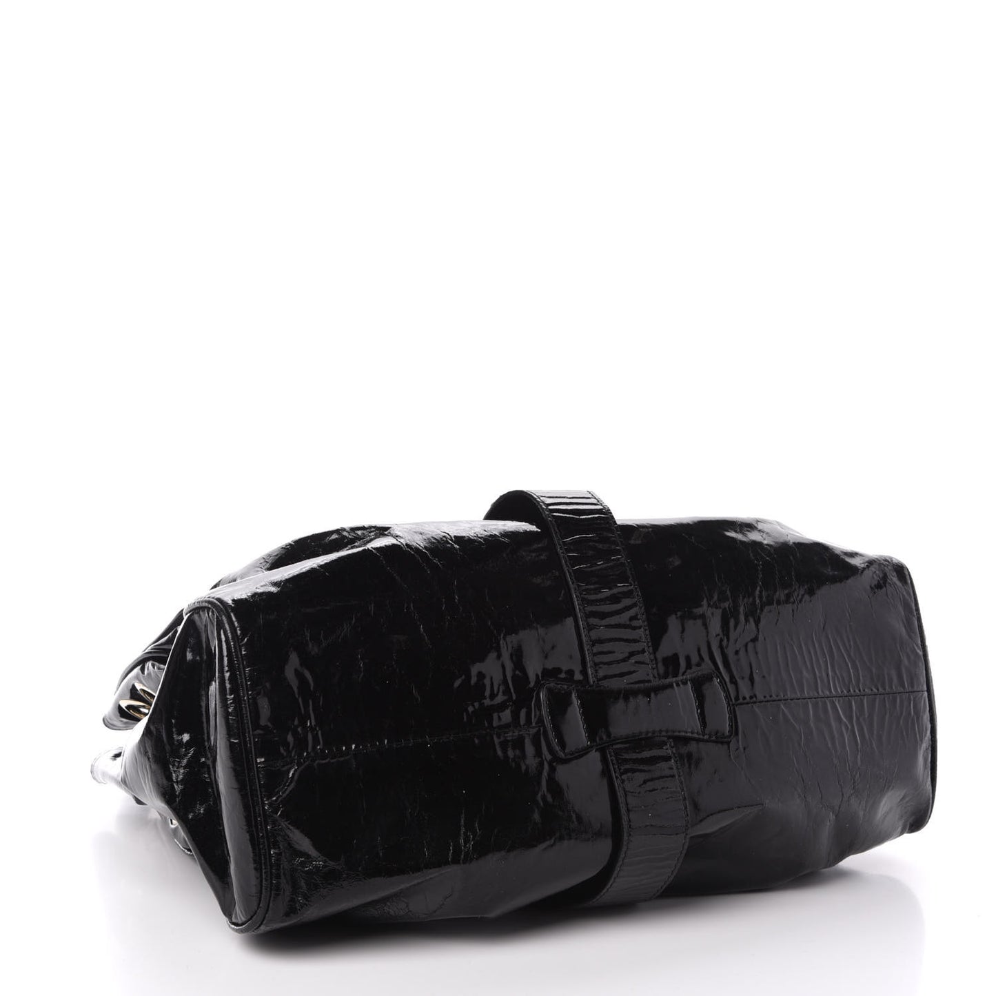 Crushed Patent Ramona Black