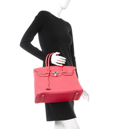 Hermes Togo Birkin 35 Rose Lipstick 2 of 7
