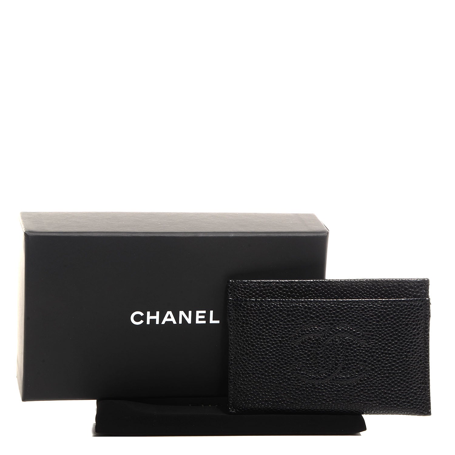 Chanel Caviar Timeless CC Card Holder Black 5 of 8