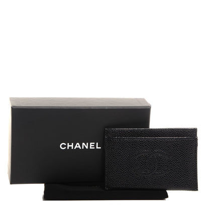 Chanel Caviar Timeless CC Card Holder Black 5 of 8