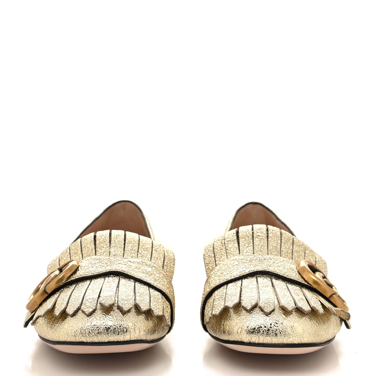 Galassia GG Marmont Fringe Flats 36 Platino