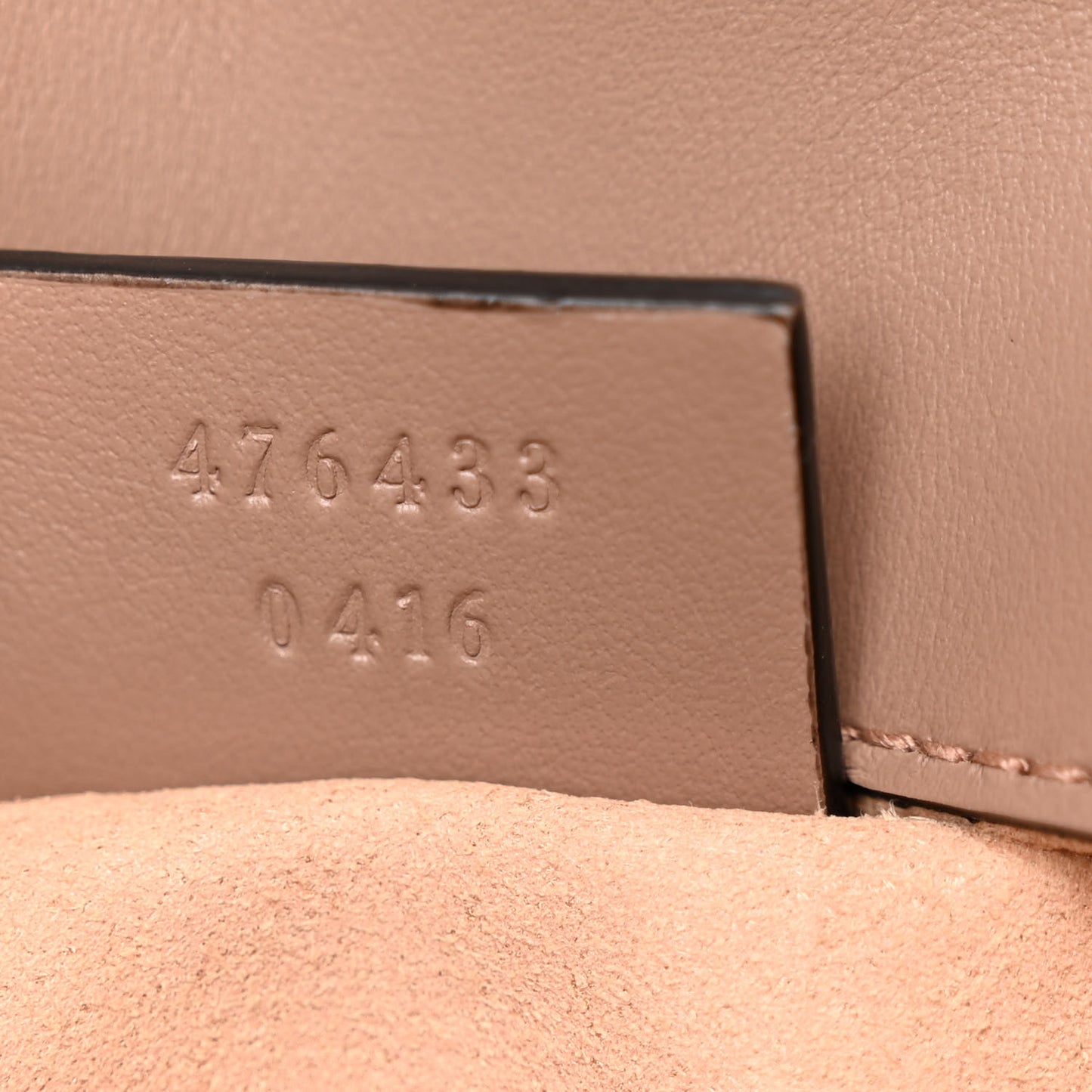 Calfskin Matelasse Super Mini GG Marmont Shoulder Bag Porcelain Rose