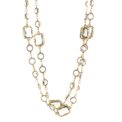 Chanel Crystal Sautoir Necklace Gold 1 of 4