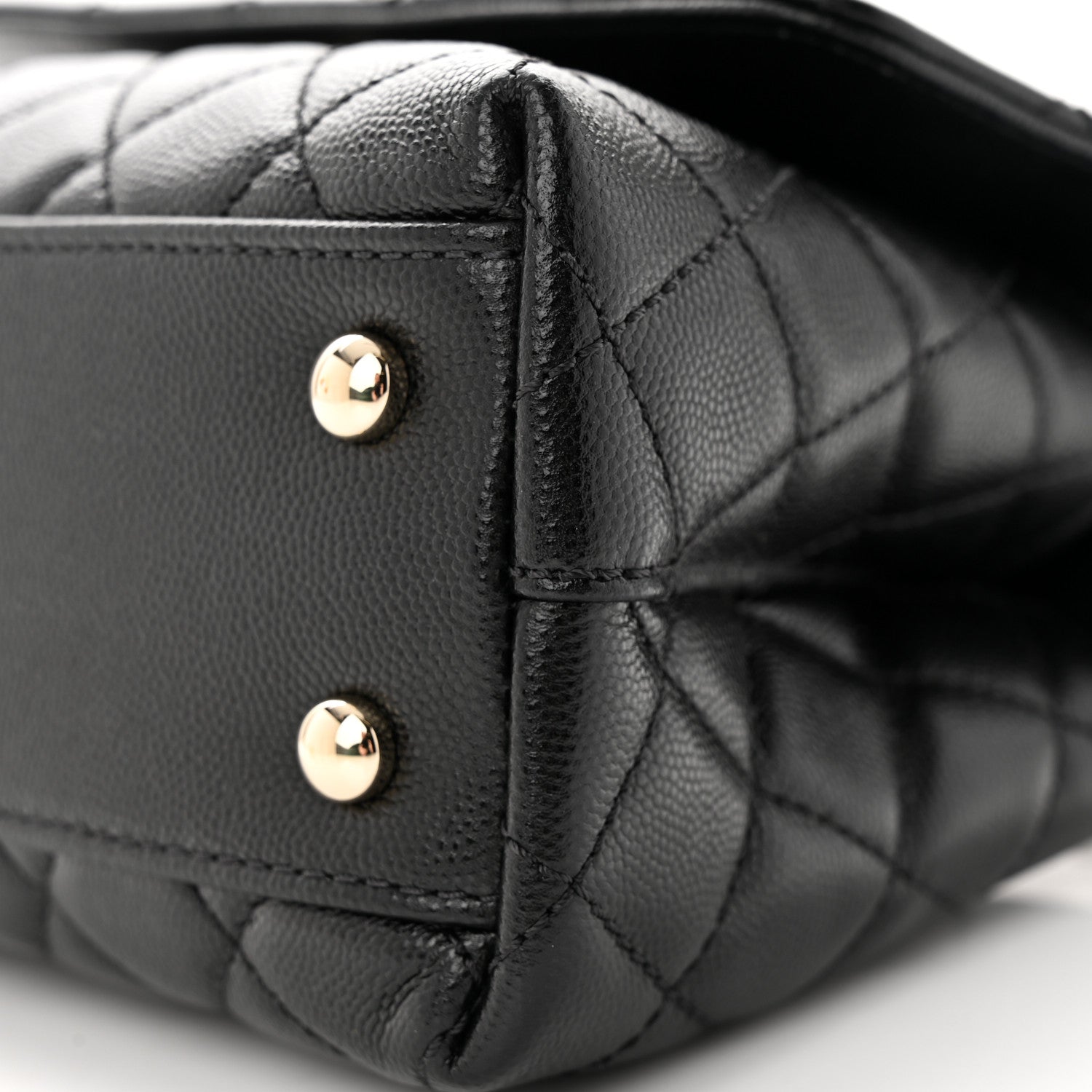 Chanel Caviar Quilted Mini Coco Handle Flap Black 10 of 14