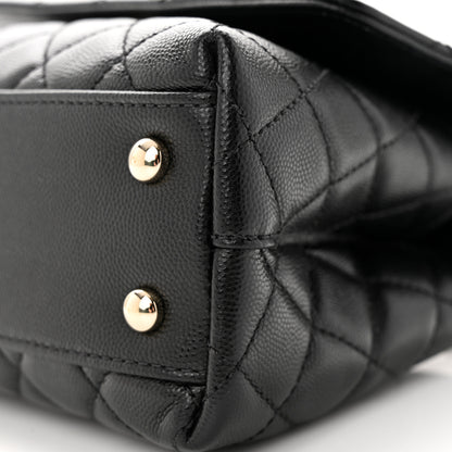 Chanel Caviar Quilted Mini Coco Handle Flap Black 10 of 14