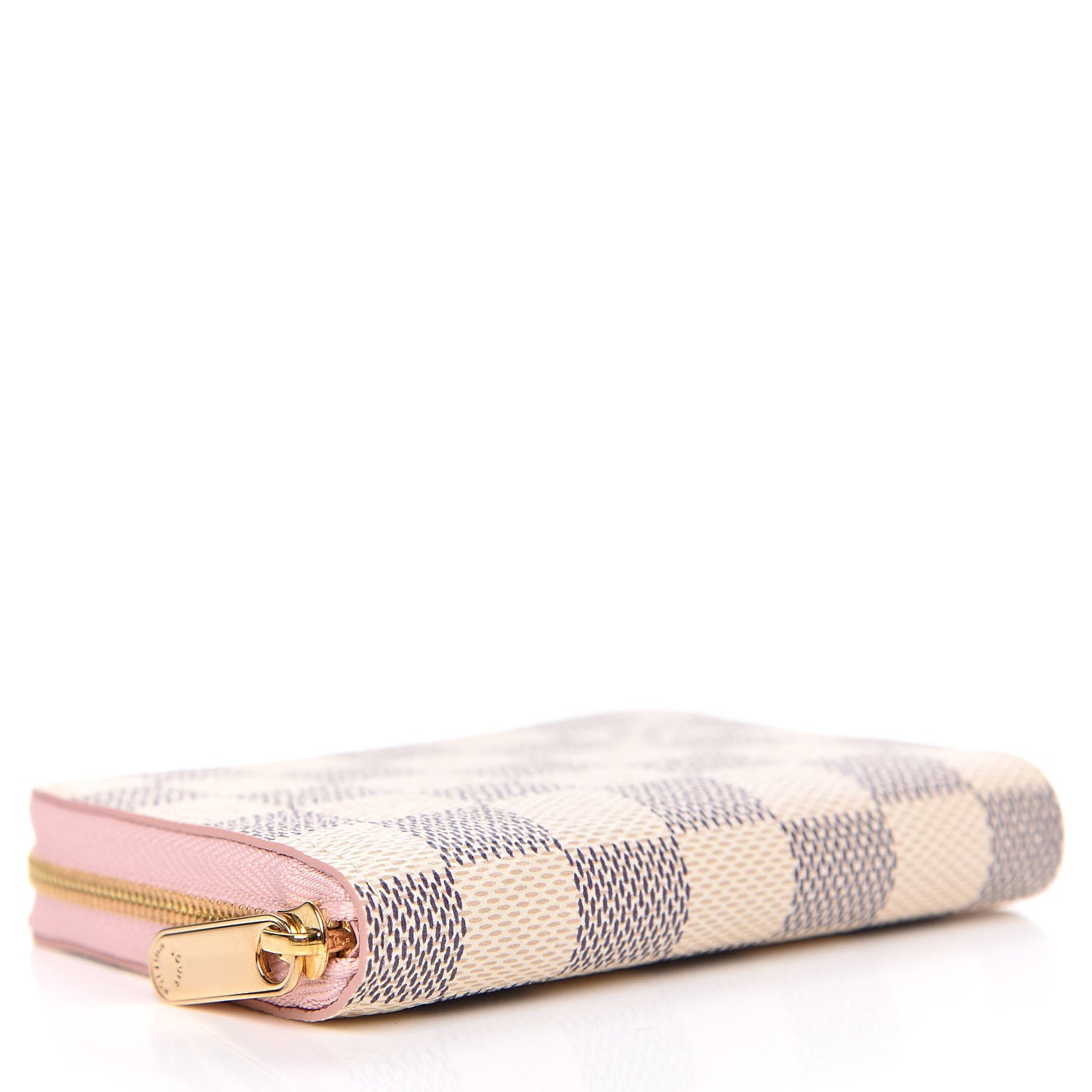Louis Vuitton Damier Azur Zippy Coin Purse Rose Ballerine 4 of 7