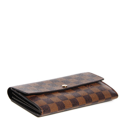 Louis Vuitton Damier Ebene Sarah Wallet 4 of 7