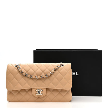 Chanel Caviar Quilted Medium Double Flap Beige 11 of 11