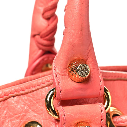 Balenciaga Agneau Giant 12 Gold Hardware Mini Pompon Rose Azalee 12 of 12