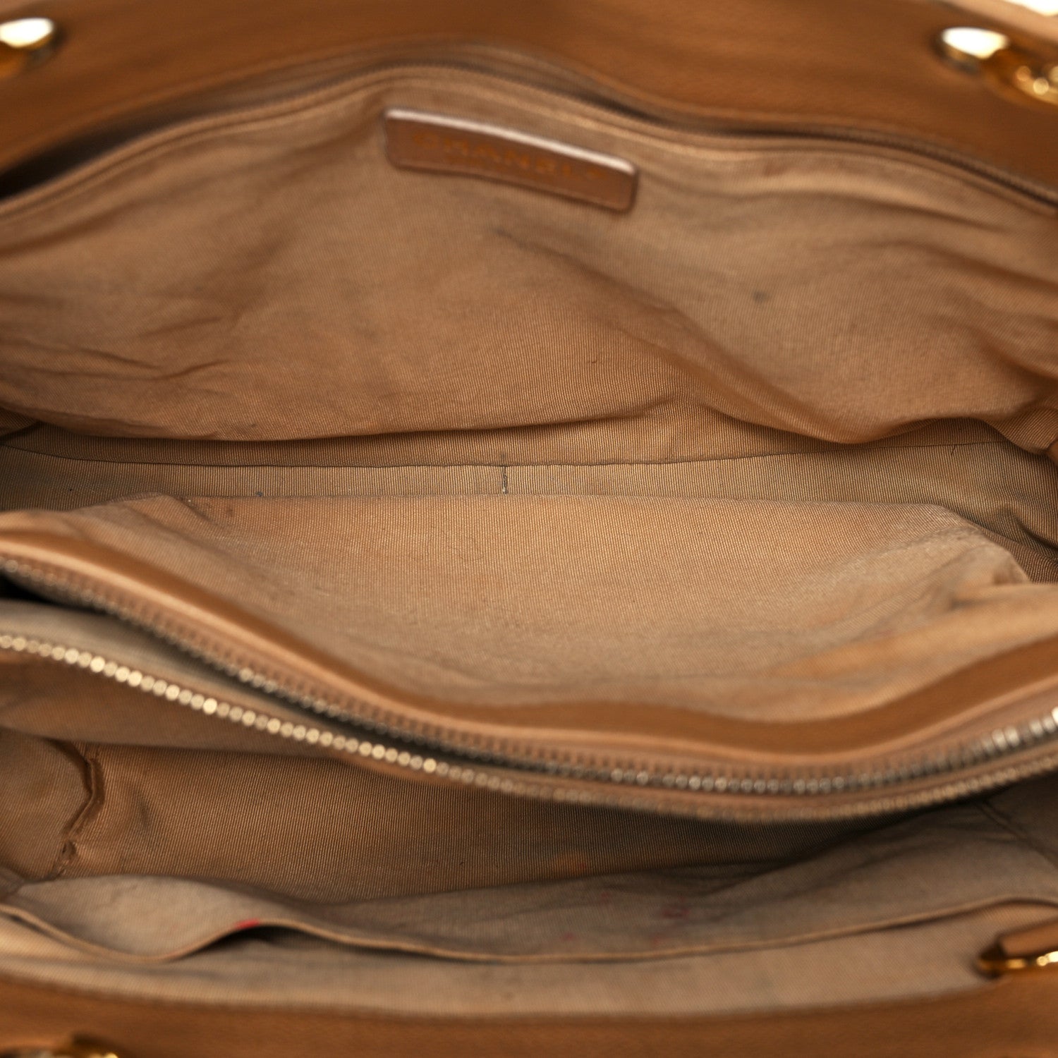 Chanel Caviar Quilted Grand Shopping Tote GST Beige 5 of 19