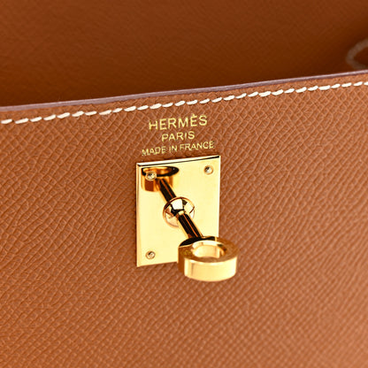 Hermes Epsom Kelly Sellier 25 Gold 6 of 11
