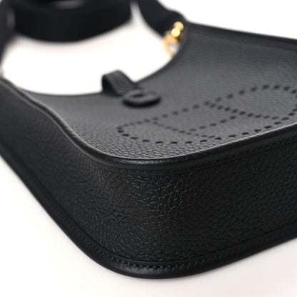 Hermes Taurillon Clemence Evelyne TPM Black 8 of 10