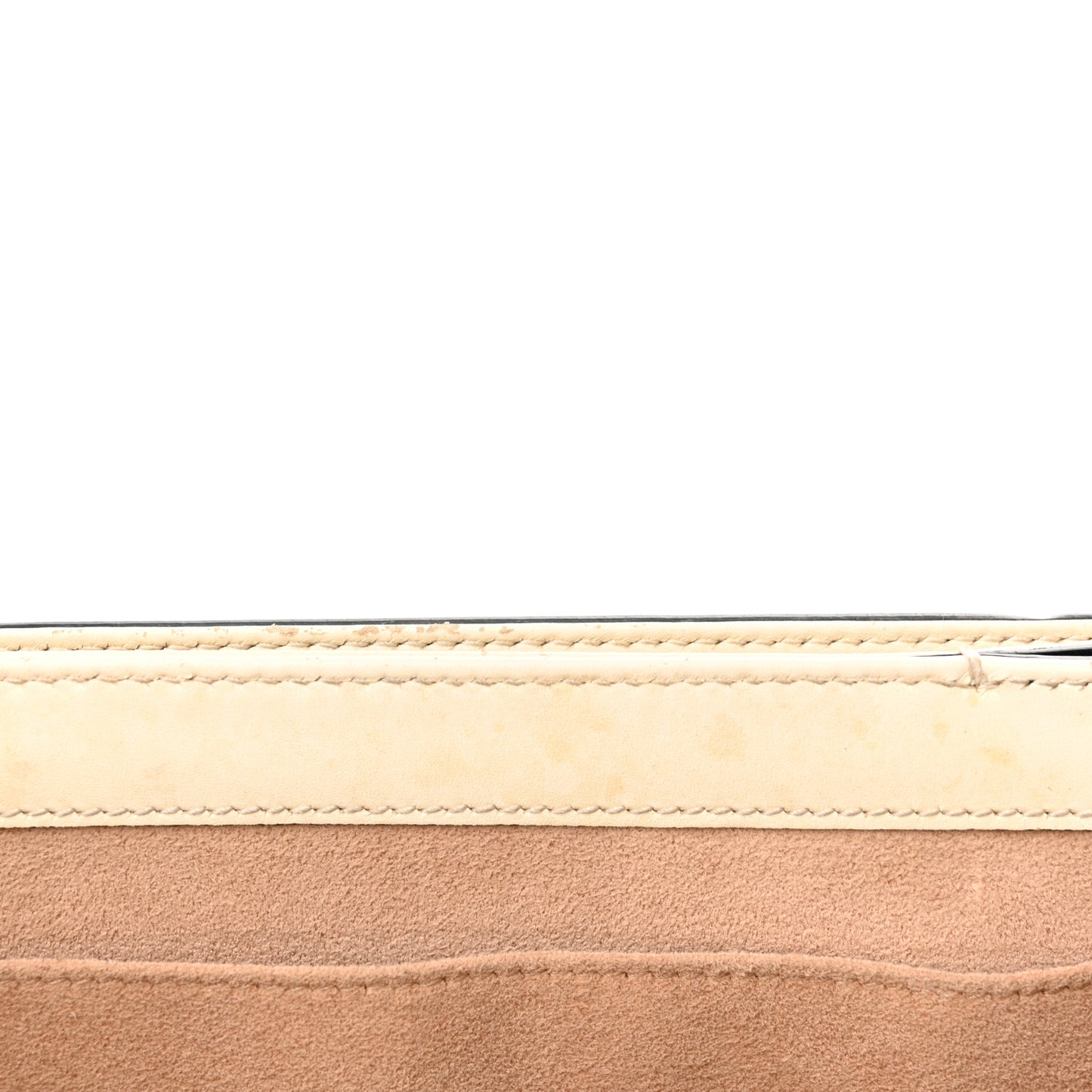 Calfskin Sylvie Web Small Queen Margaret Top Handle Bag Black White
