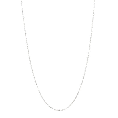 Tiffany 18K White Gold Chain Necklace 18" 1 of 5