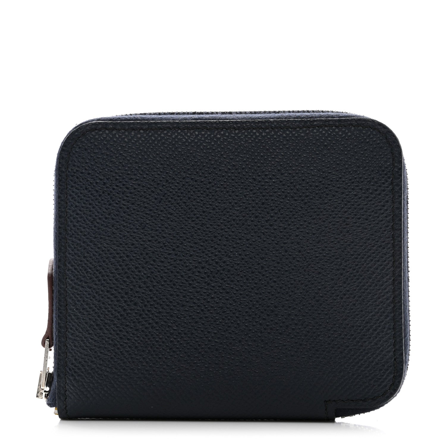 Hermes Epsom Silk'in Compact Wallet Bleu Indigo 1 of 7