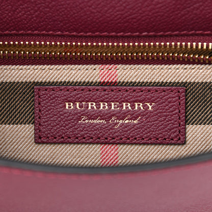 Burberry Soft Grain Calfskin Small Medley Crossbody Dark Plum 6 of 9