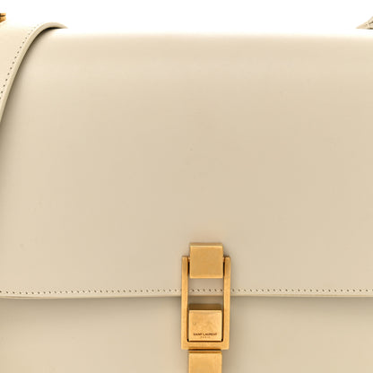 Saint Laurent Smooth Calfskin Le Carre Satchel Dark Beige 7 of 10