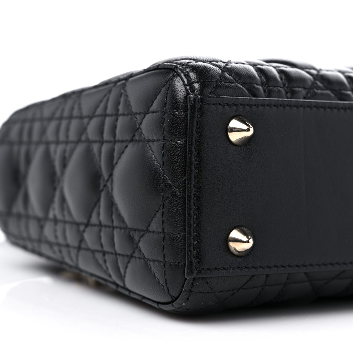 Lambskin Cannage Small My ABCDior Lady Dior Black