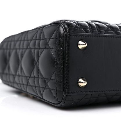 Christian Dior Lambskin Cannage Small My ABCDior Lady Dior Black 6 of 8