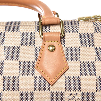 Louis Vuitton Damier Azur Speedy Bandouliere 30 10 of 11