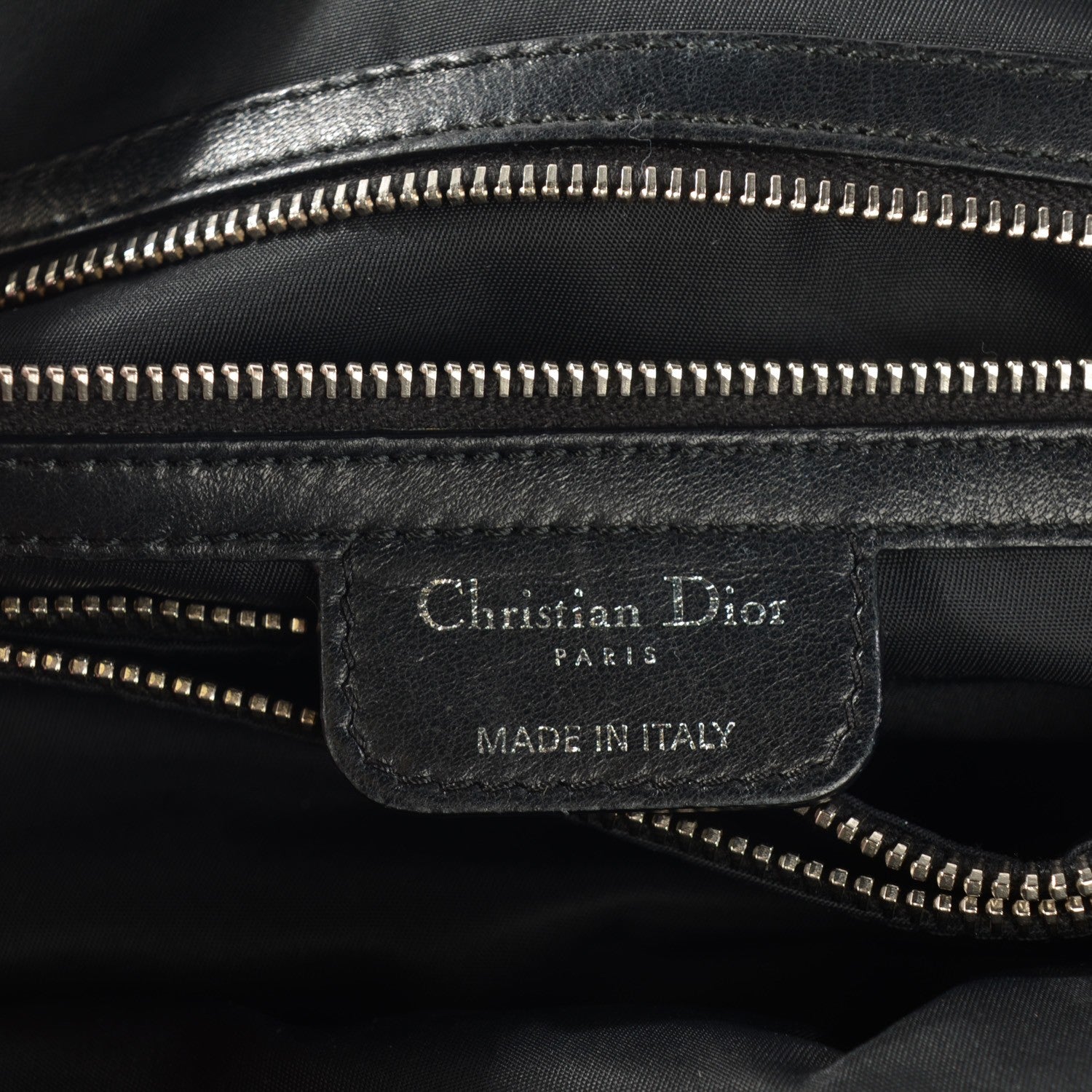 Christian Dior Satin Cannage Charming Lock Flap Shoulder Bag Black 5 of 7
