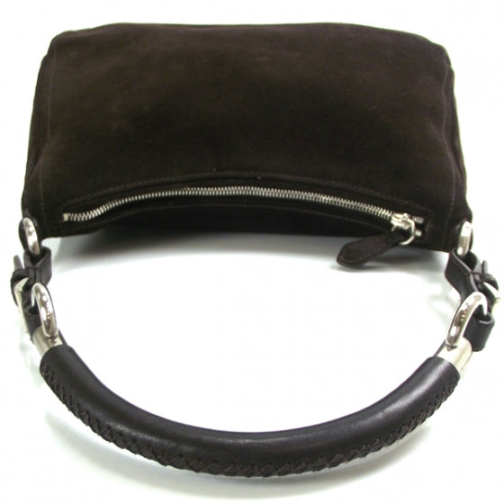 Suede Scamosciato Shoulder Bag Brown
