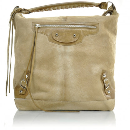 Balenciaga Pony Hair Day Hobo Naturale 1 of 8