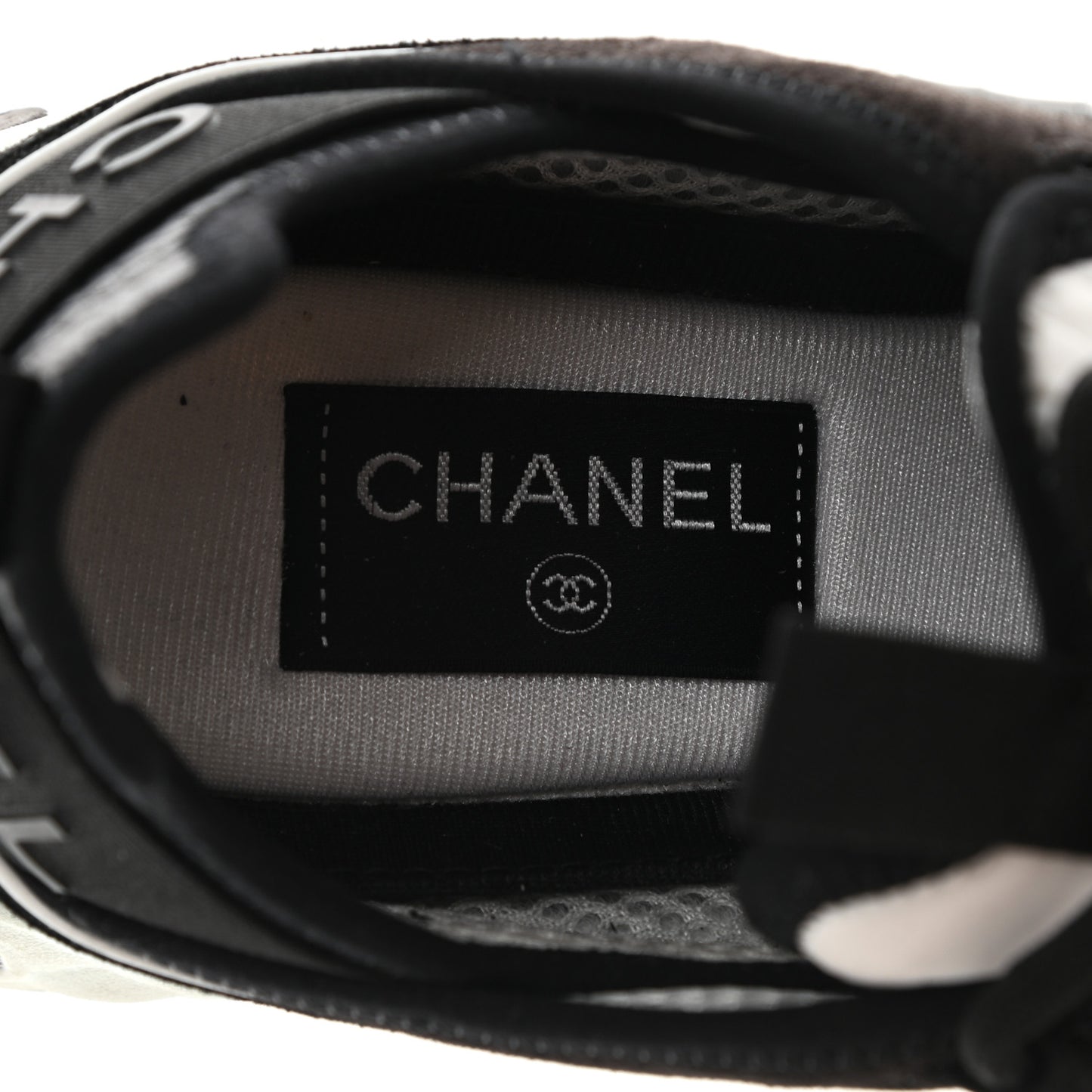 Fabric Suede CC Sneakers 38 Black Dark Grey