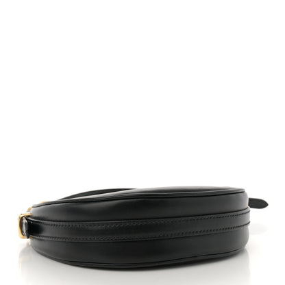 Prada Soft Calfskin Arque Shoulder Bag Black 4 of 10