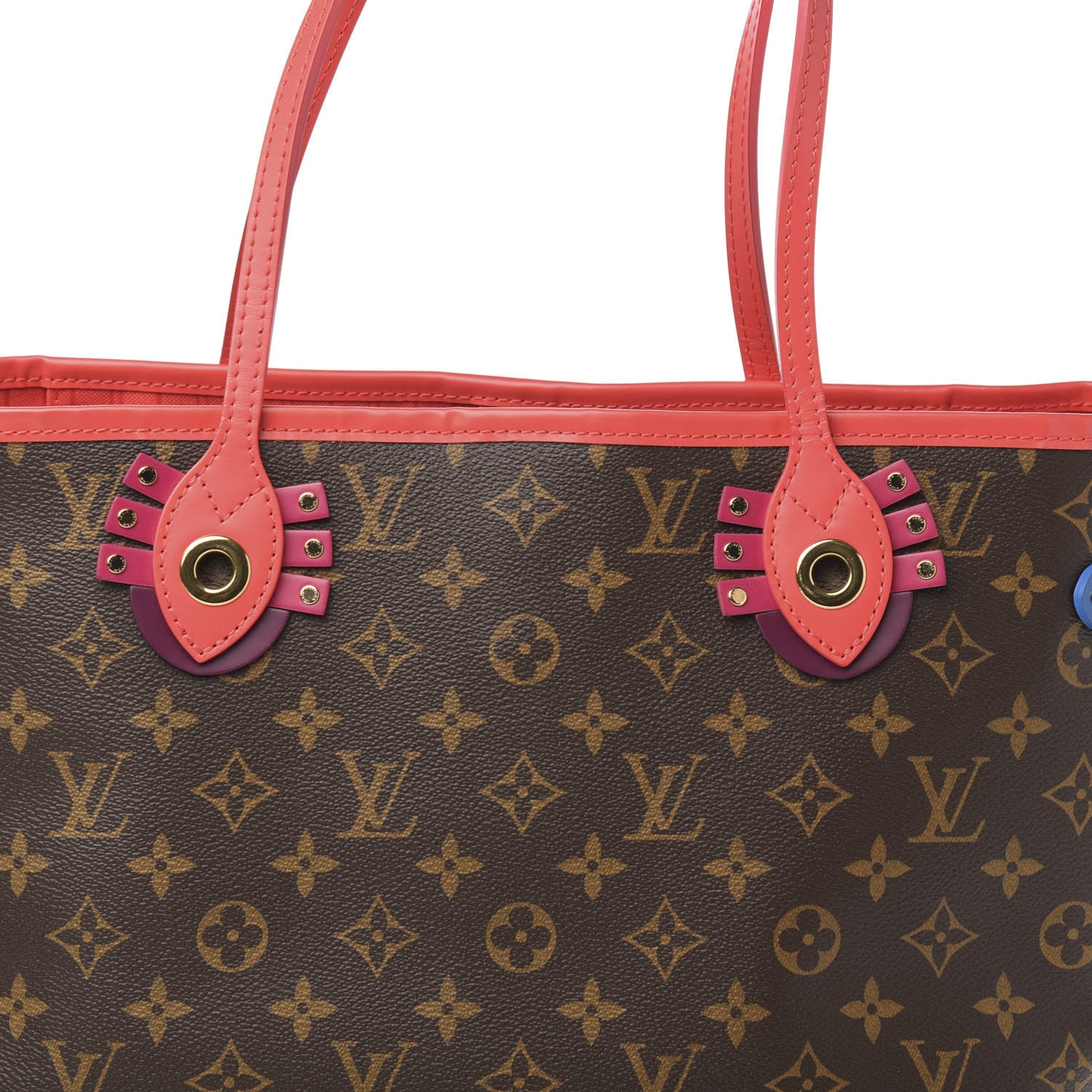 Monogram Totem Neo Neverfull MM Flamingo